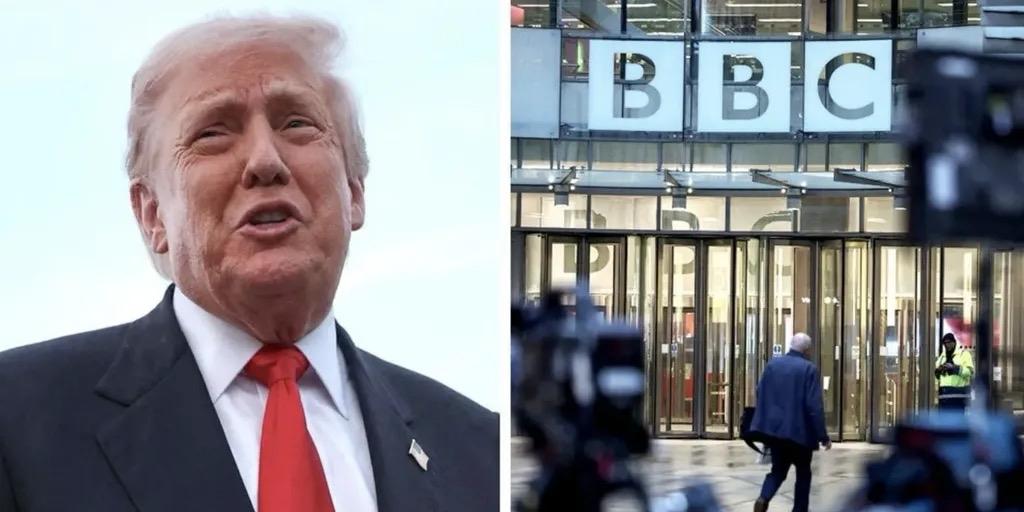 因BBC《全景》栏目去年播出的纪录片《特朗普：第二次机会？》被指剪辑拼接特朗普讲