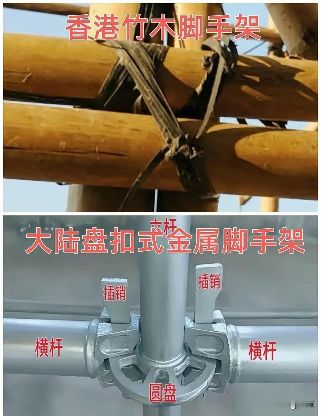 香港一小区业主群一致要求拆除竹子脚手架！网上一些声音一直在“辩称”竹子很安全、不