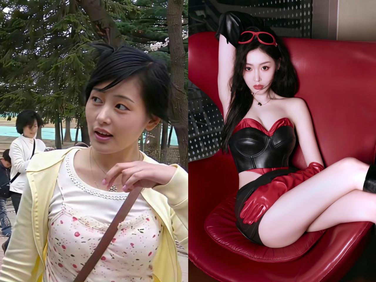 张天爱这前后反差，直接换了个人吧😂从青涩路人到冷艳辣妹，她的气质变化真的太绝