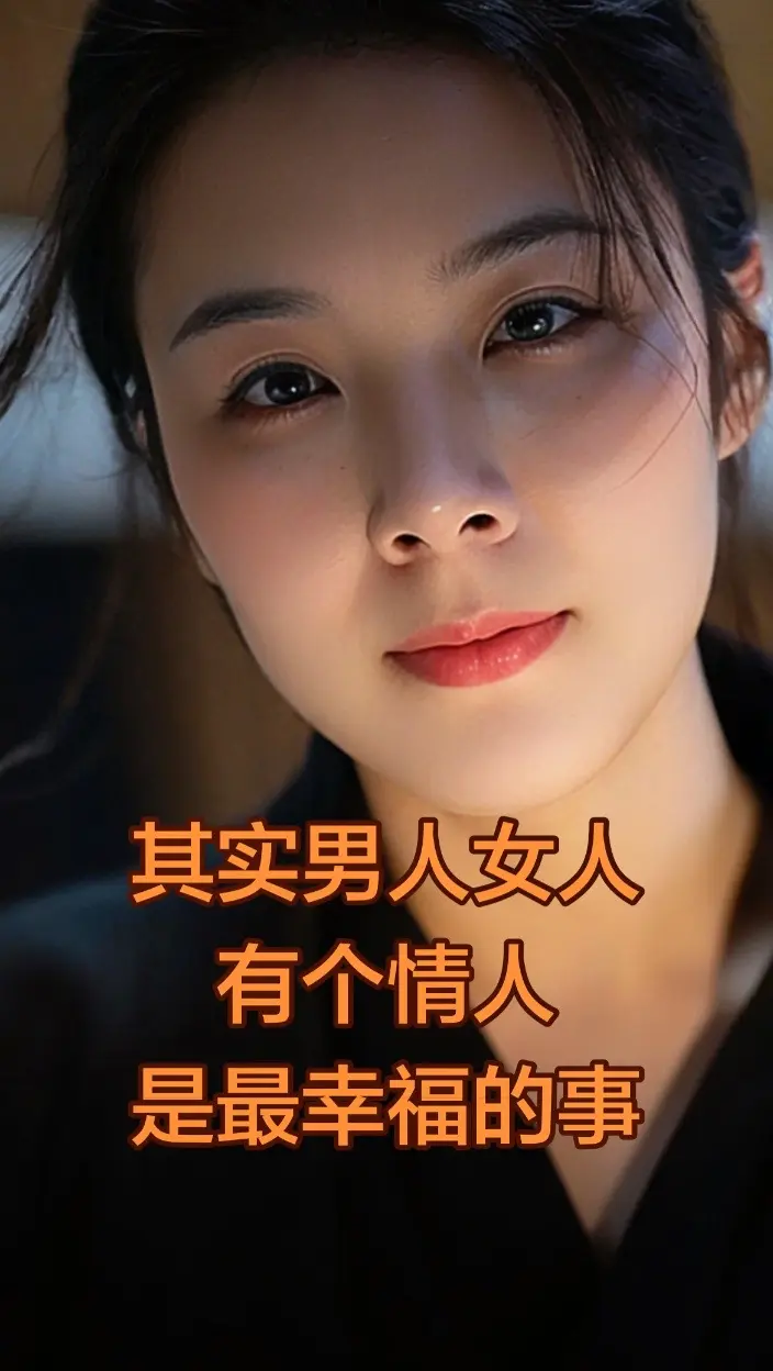 女人有个情人的好处，女人一定要有一个可以敞开心扉聊天的男人，可以陪你疯...