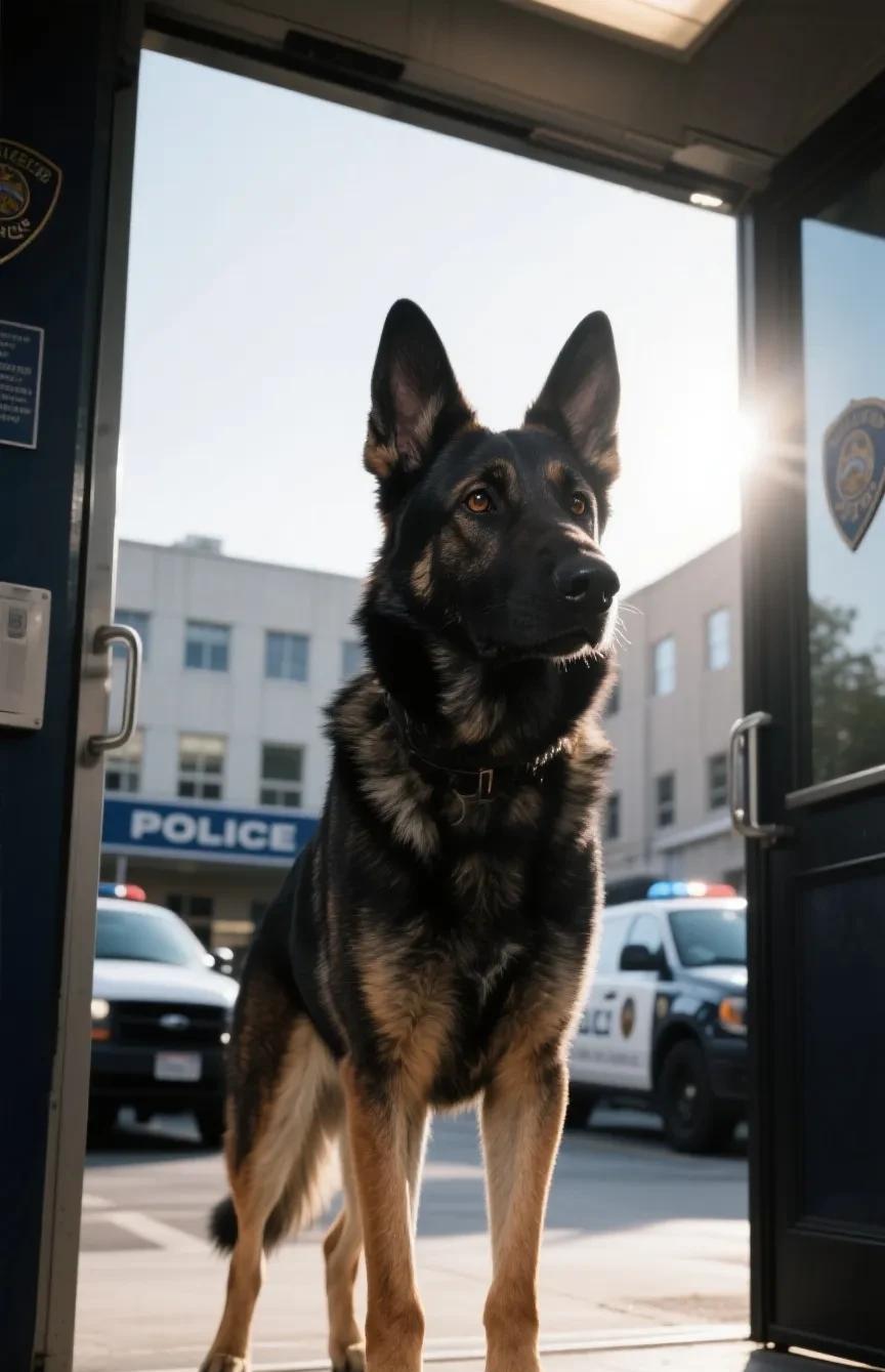 看到二舅家那条退役警犬的故事，突然想起小时候邻居家养过一条退役的军犬。那狗是真通