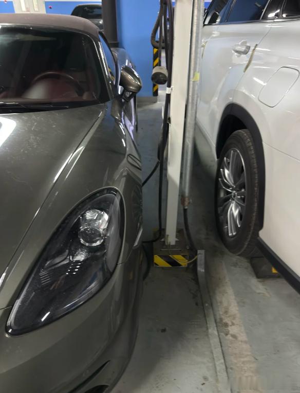 停的好紧张，看着好危险！