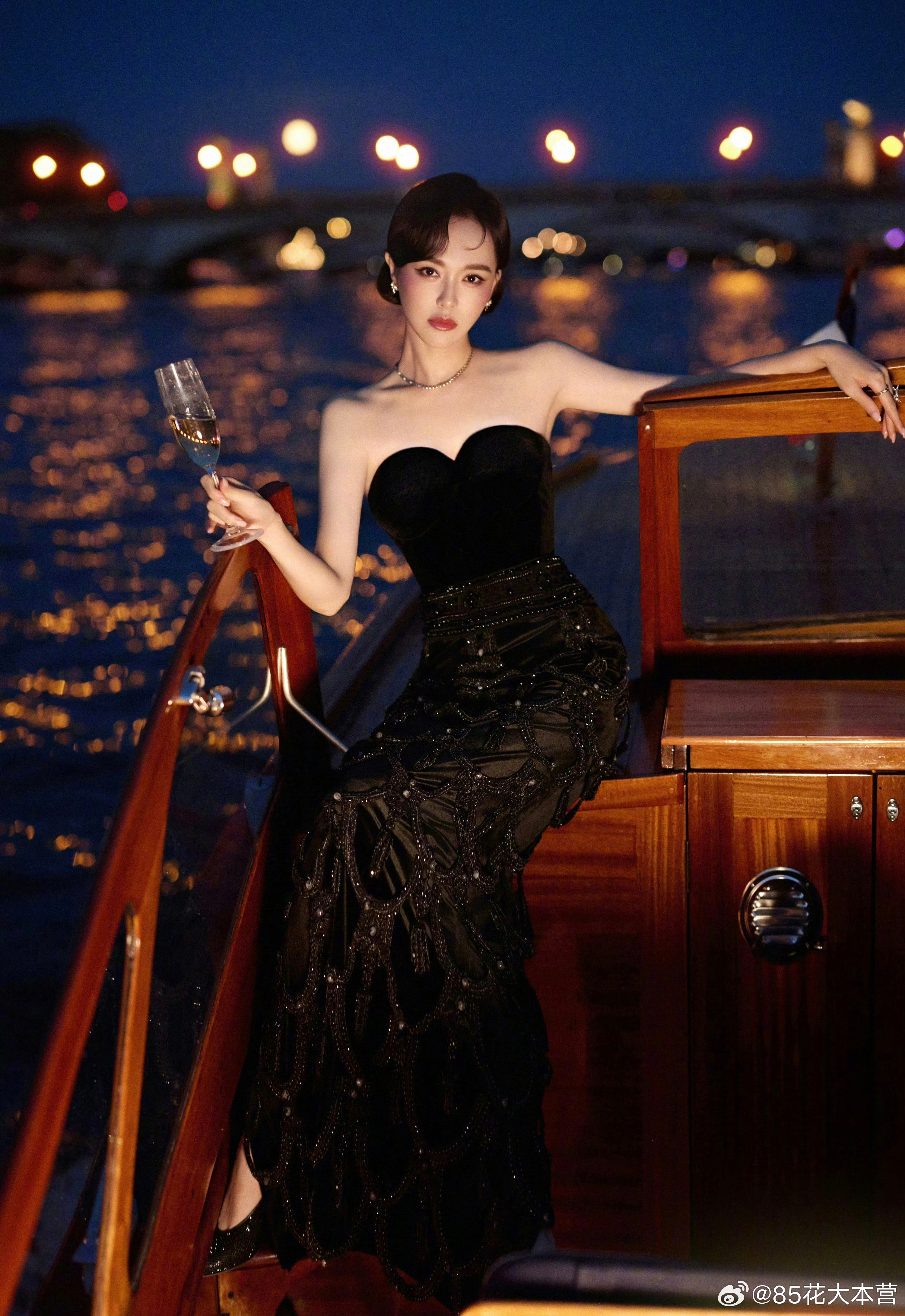 唐嫣｜Tiffany巴黎品牌活动第二套高定造型～每一次出席国外大活动，都能拿出非