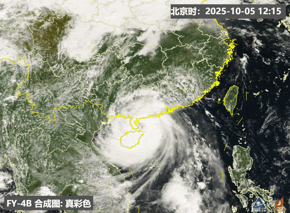 台风麦德姆将二次登陆广西今天下午强台风麦德姆登陆雷州半岛后，强度有所减弱，18