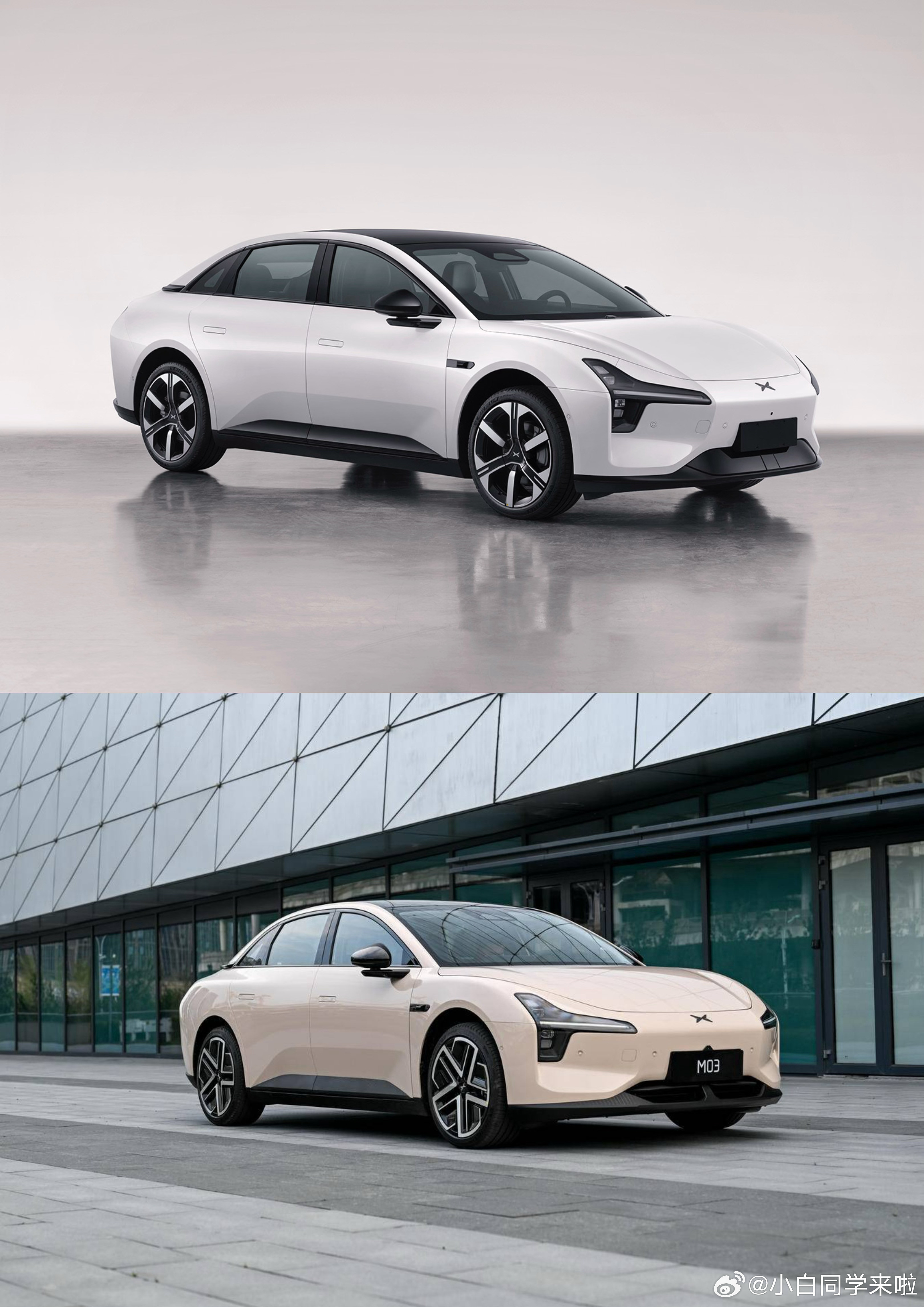 小鹏MonaM03新款申报了。我对比了在售款研究了半天，最明显的变化是尾部