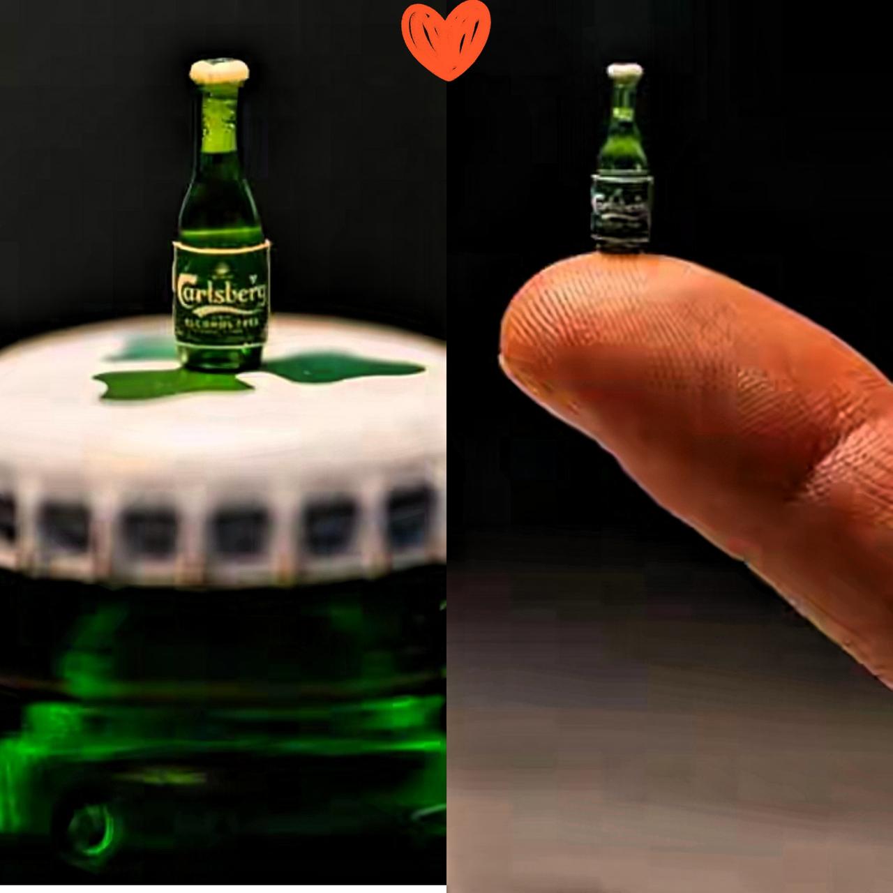 不可思议!全球最小瓶啤酒问世?不会喝酒的人:我能喝10000瓶!