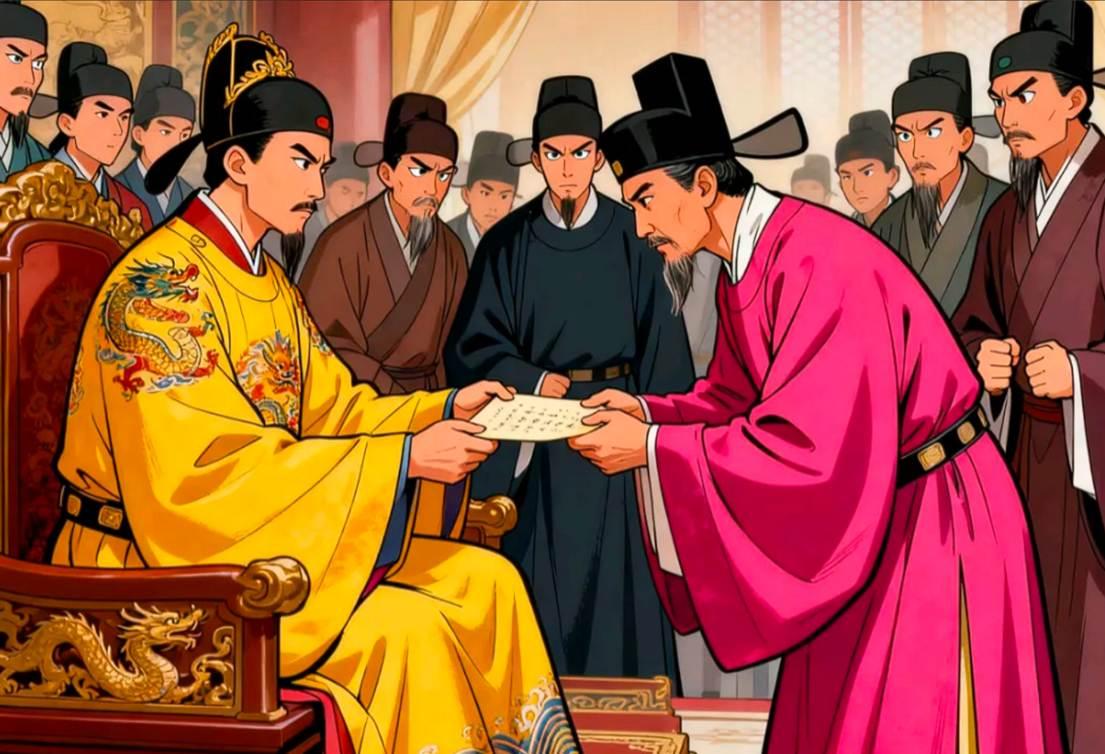 1138年，南宋科举考试结束，赵构发现探花是一名白发苍苍的老人，便问道：“你多大