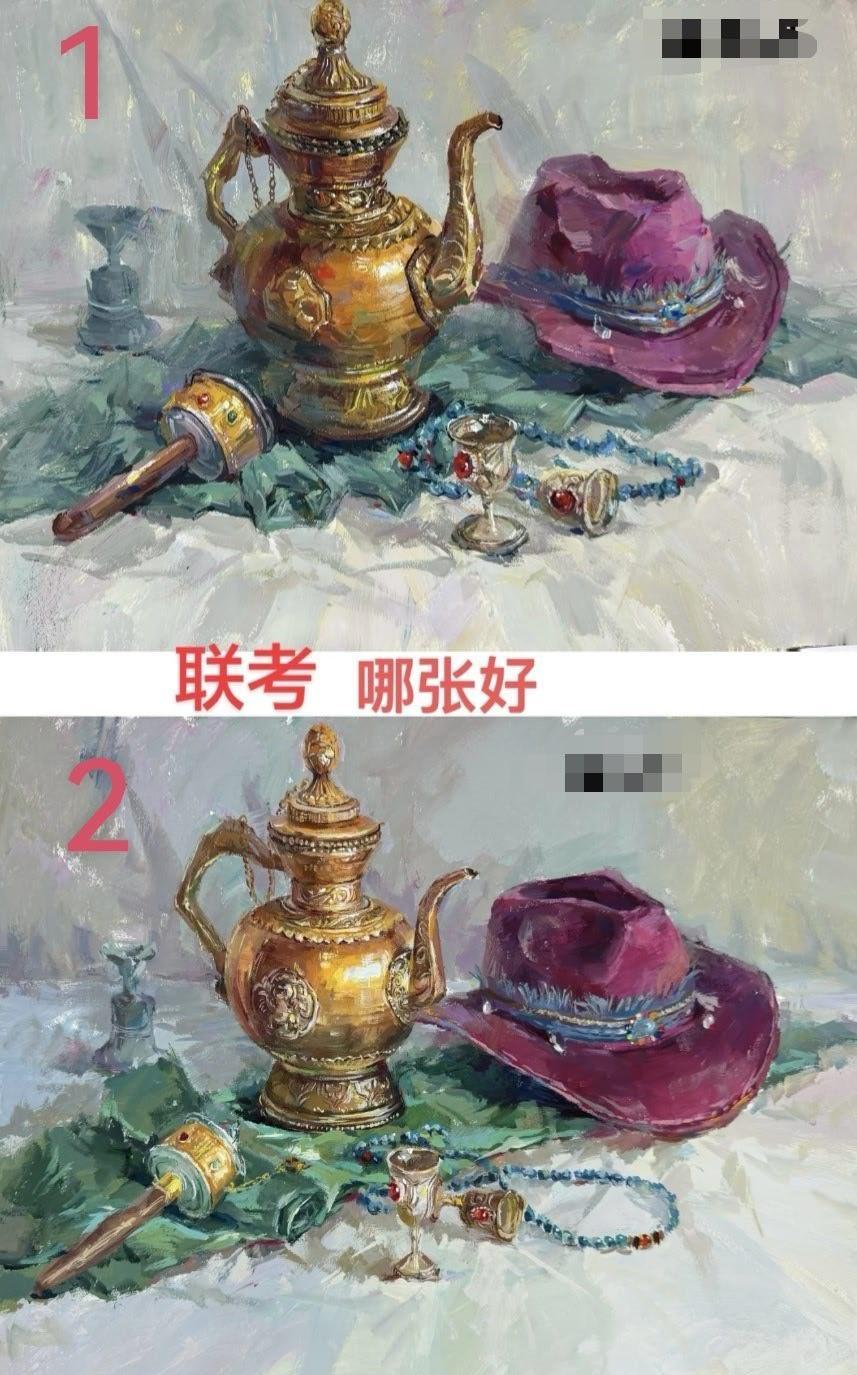 以你的审美，哪张画得更好？