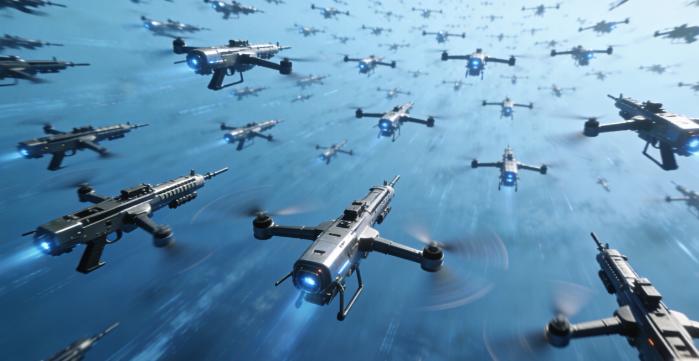 枪能飞了，子弹还带导航，这玩意真能上战场？昨天看到新闻，中国第一次公开无人飞枪和