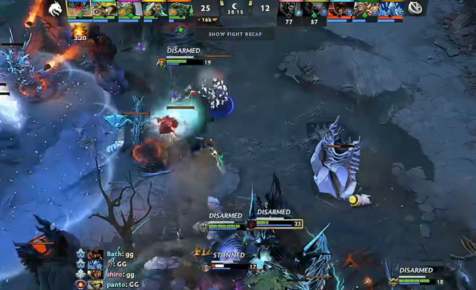 VG在先胜第一局的情况下遭雪碧让一追二没能拿下这轮bo3的胜利掉至0-1组，感觉