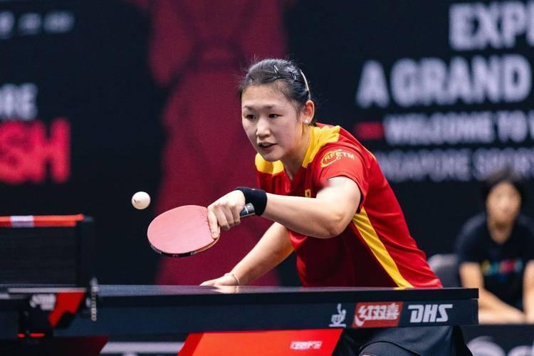 刚刚结束了一场WTT新加坡大满贯女单资格赛第一轮，世界排名第74位的西班牙华裔选