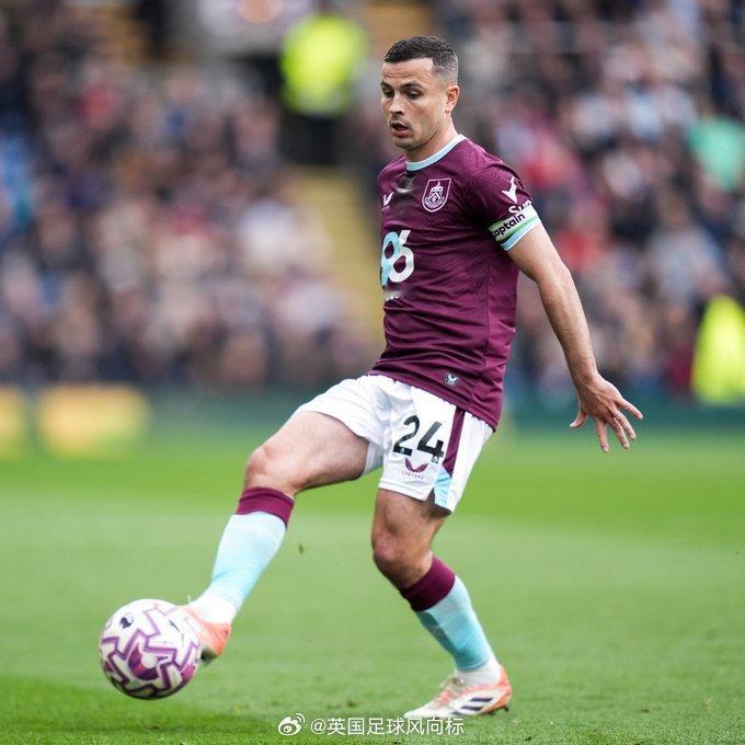 【ACL重伤！伯恩利队长赛季报销】英超联赛保级球队伯恩利遭遇重创，队长兼主力后腰