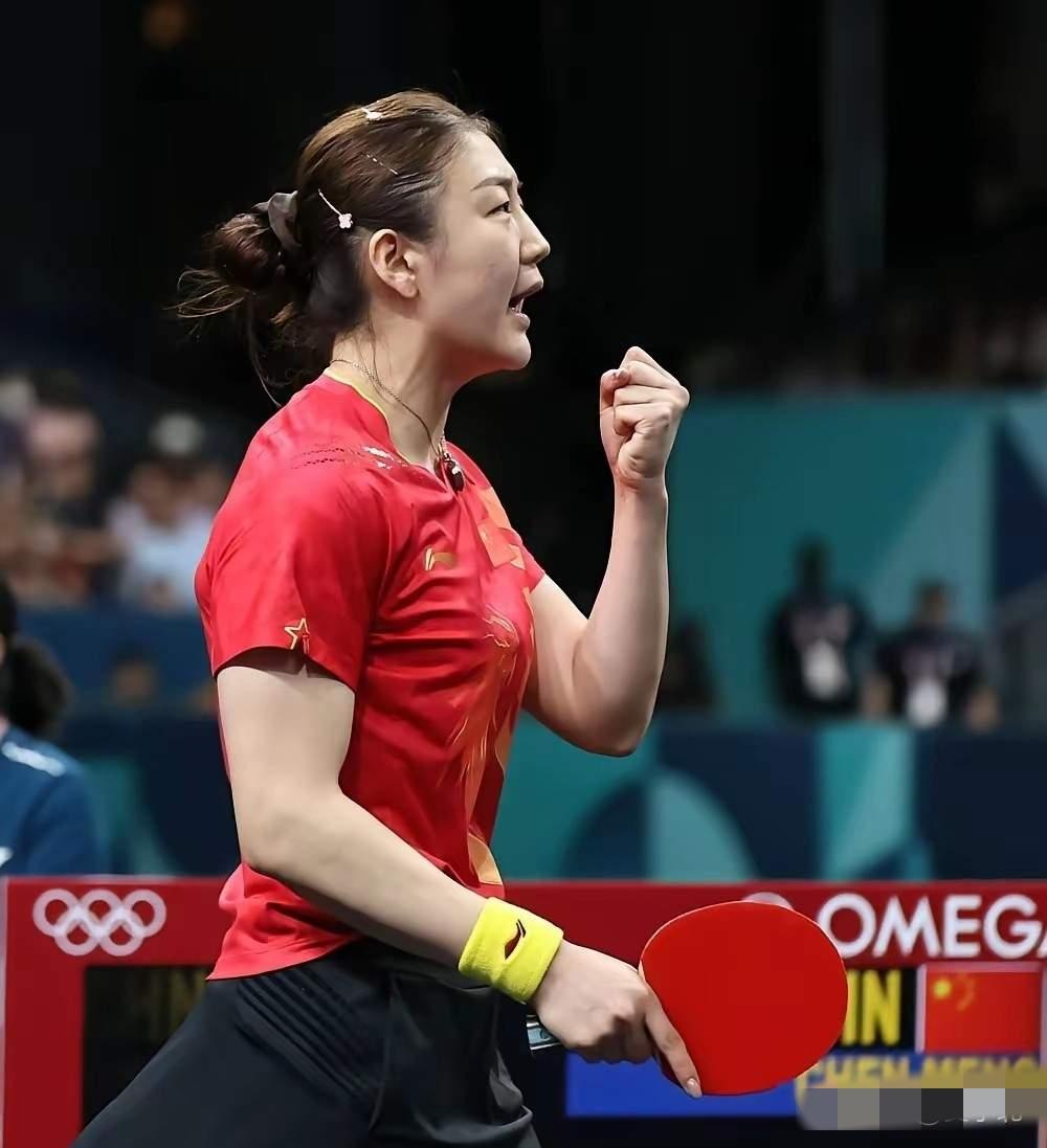 这下好了，全网观众都知道了，在女单1/8的决赛上，陈梦居然又一次零封对手。