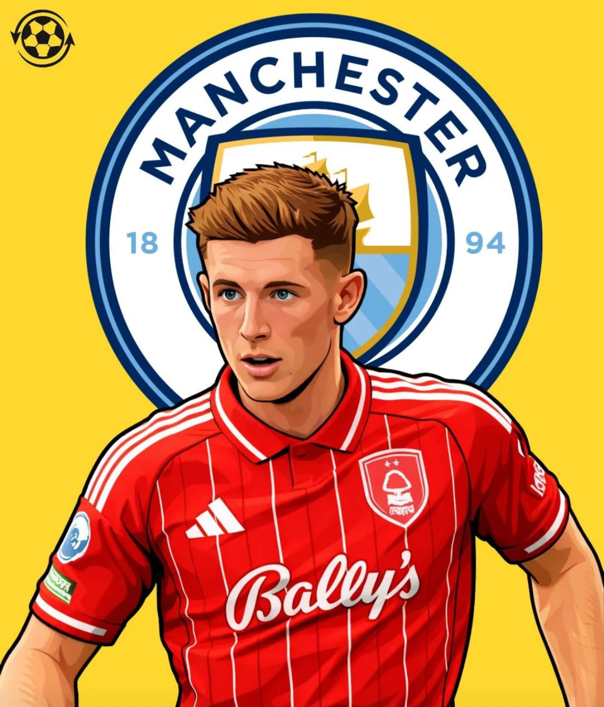 曼城悄然出手，目标指向英格兰新生代中场据TEAMtalk报道，曼城已经就诺丁