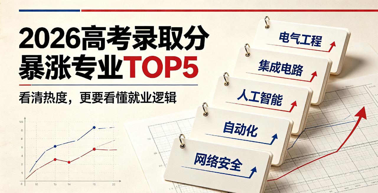 盘点今年热度上涨最突出的5个专业，不制造焦虑，客观分析上涨原因、就业优势与报考风