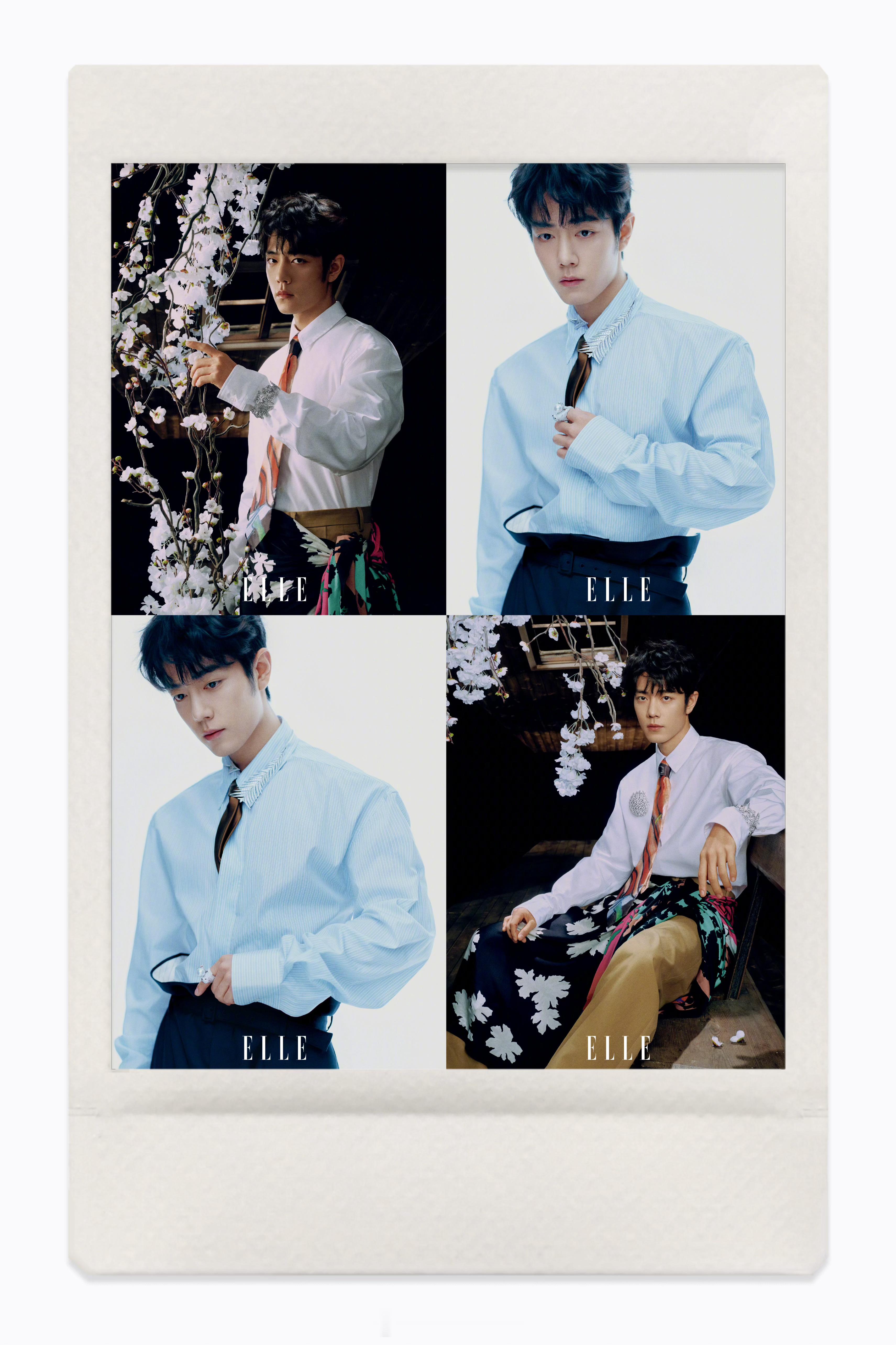 肖战ELLE开年刊，太帅气了！！肖战这张脸这个气质真的好权威，好牛的时尚表现力！