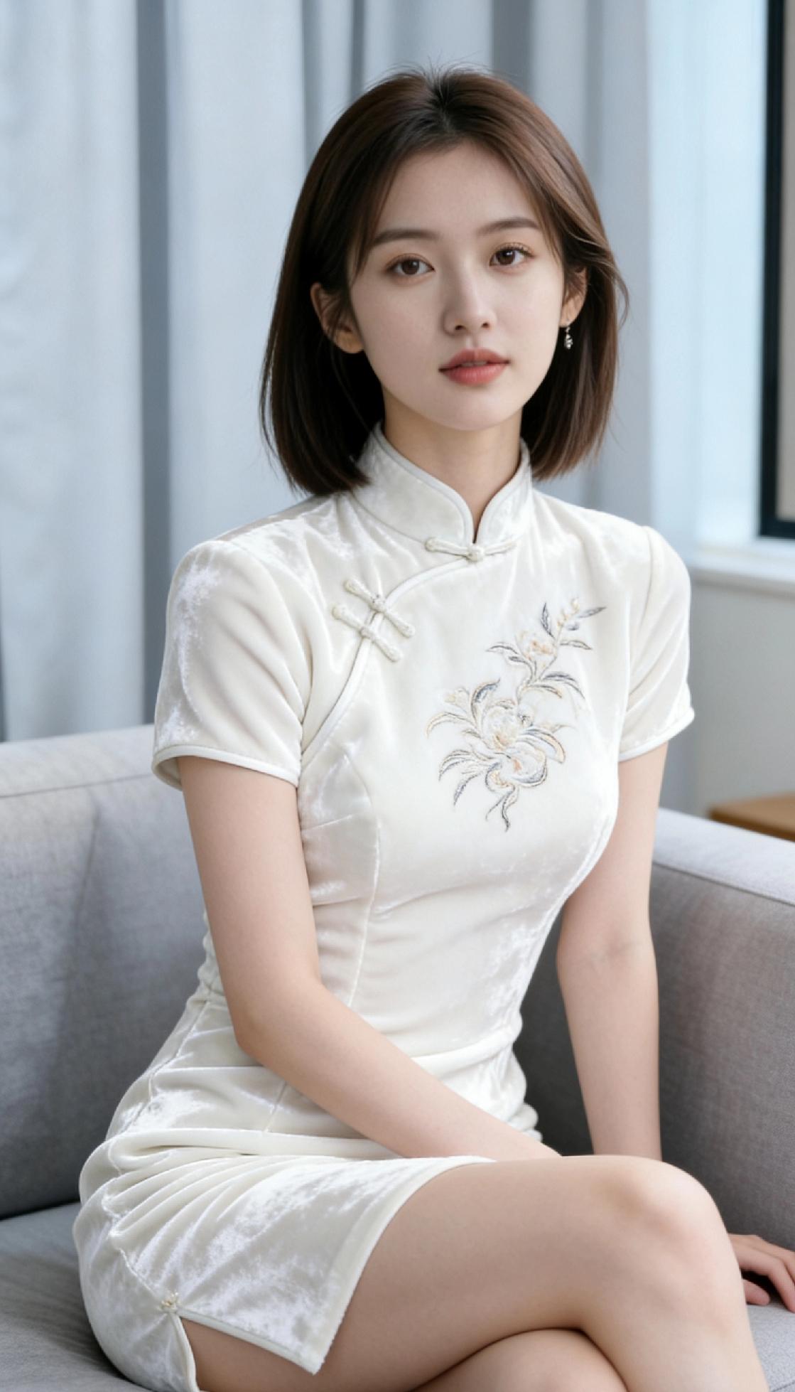 优雅旗袍，气质女神，复古韵味，尽显东方美！旗袍，宛如一首悠扬的古典乐章，在岁月长