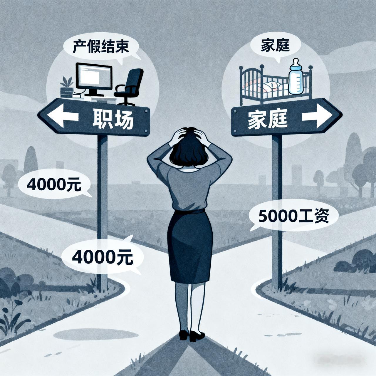 这几天很纠结一个事，到底是在家里全职带娃，还是休完产假结束去上班？这个双节过
