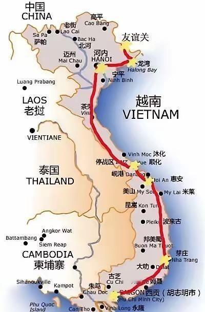 一位专门研究东亚地区发展的博主曾说：越南人越来越聪明了，主动把新建的跨境铁路改成