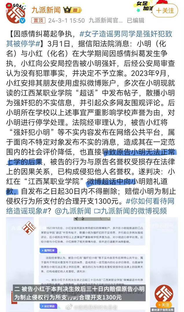 试岗女子诬告老板强奸被判道歉实事求是的讲，诬告强奸赔偿2000这个说法，是不够准