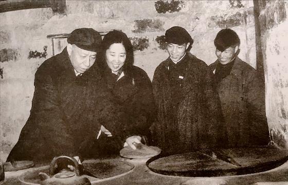 1961年4月，刘少奇携夫人王光美去宁乡县视察，路过韶山时，王光美说想去毛主席的