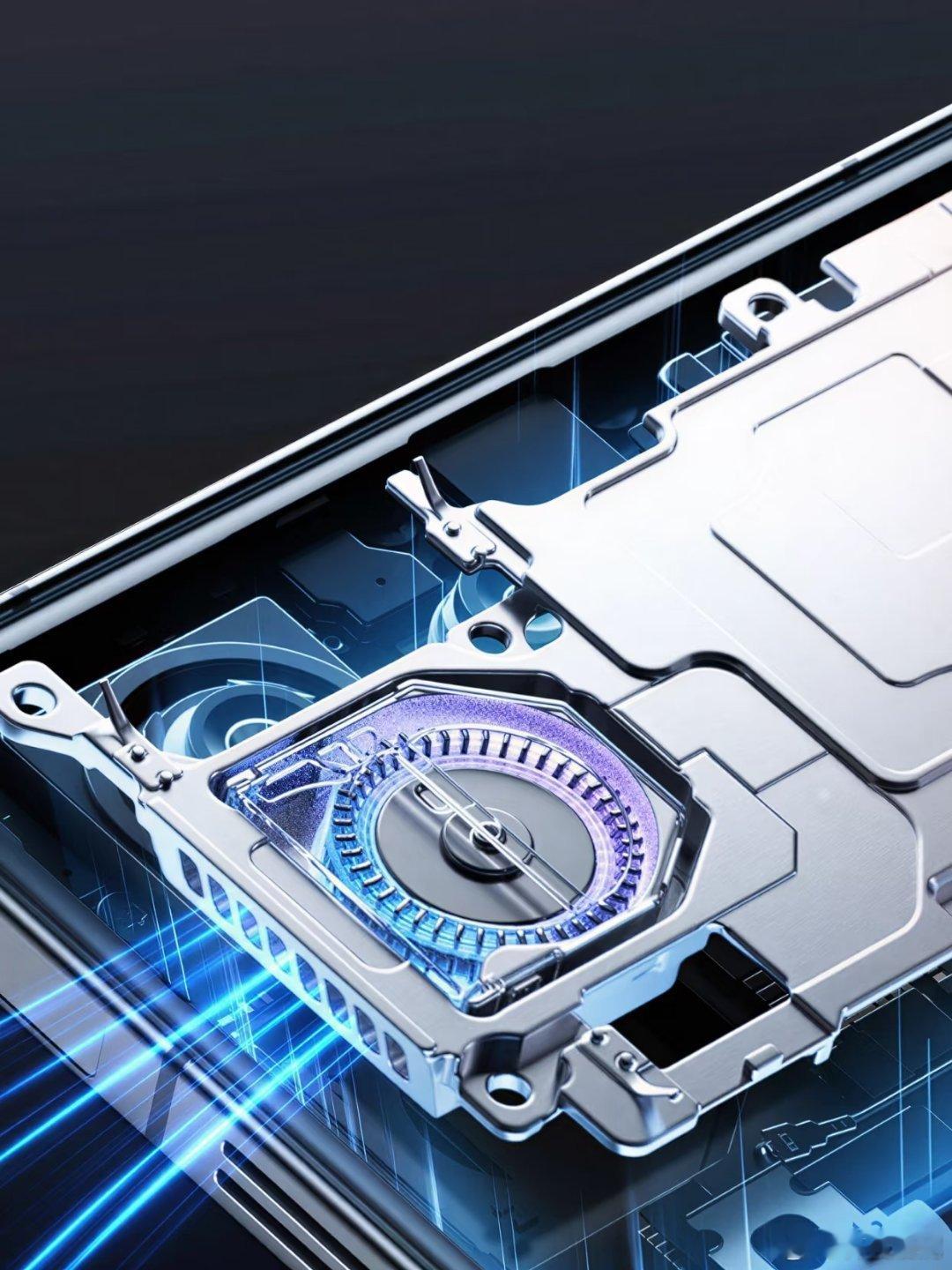 很多人疑惑手机为什么要内置风扇，其实答案很简单：就是为了压住高性能芯片的发热，不