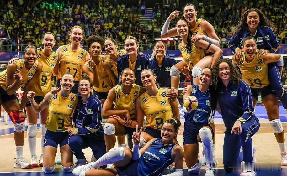 📢🇧🇷巴西女排备战南美锦标赛17人名单，冠军稳了，加比不参加世界女排联赛
