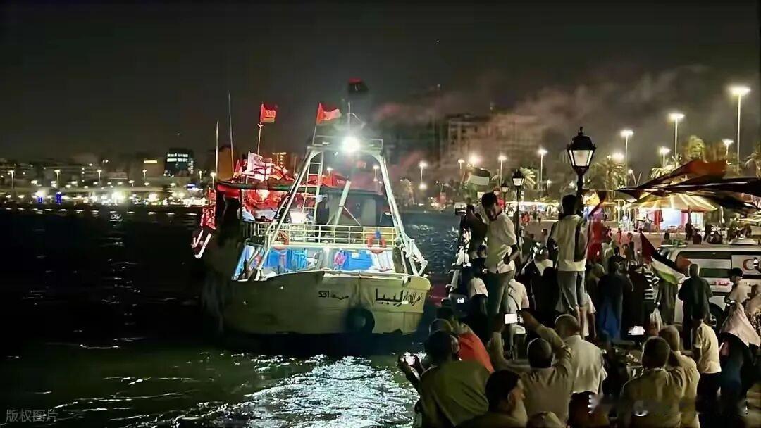 以色列舰队：遭遇北约舰队44个国家和地区志愿者组成“全球坚韧船队”给加沙送救