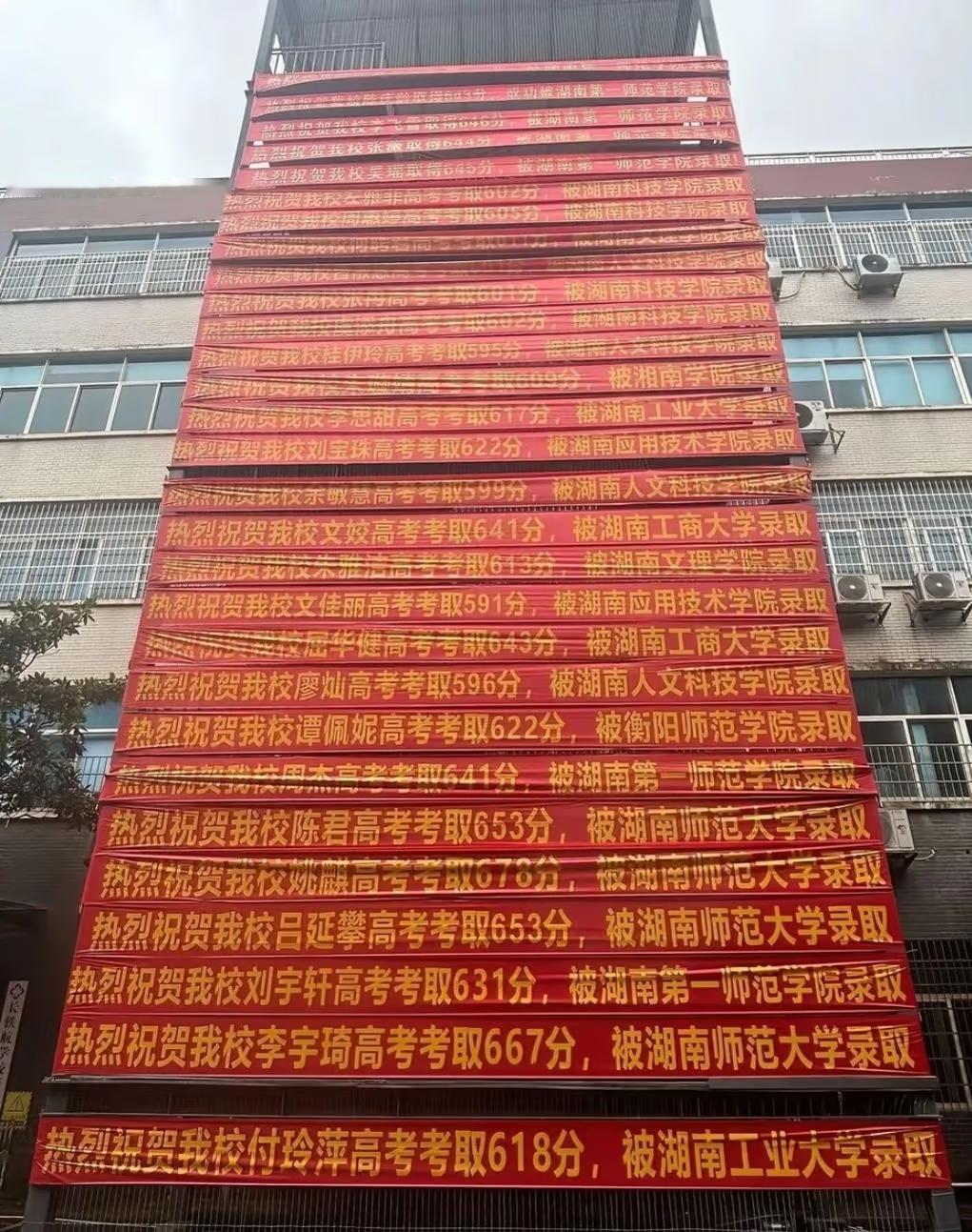 六百多分上才能考上湖南省内的普通二本，还有各种学院，不知道这是哪里的高考分数，怎