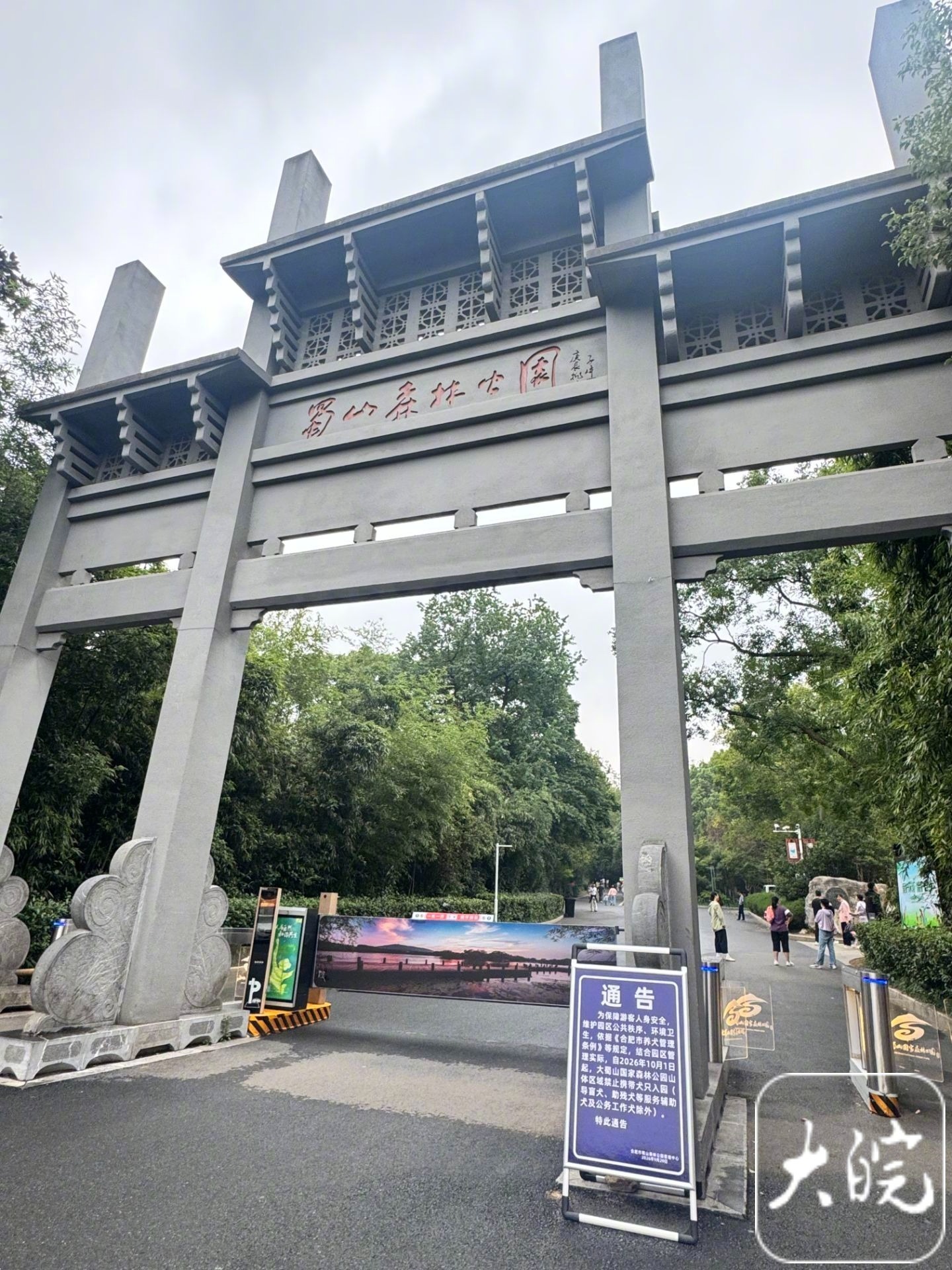 【10月1日起！#合肥大蜀山山体区域禁止携带犬只入园#】#10月1日起爬合肥大蜀