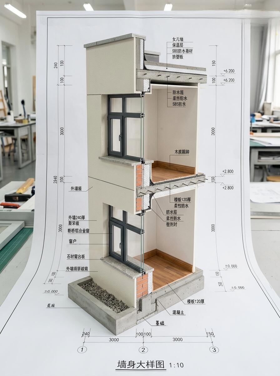 识图干货｜普通人也能看懂建筑施工图施工图纸技巧建筑平面布置图工程设计施工图