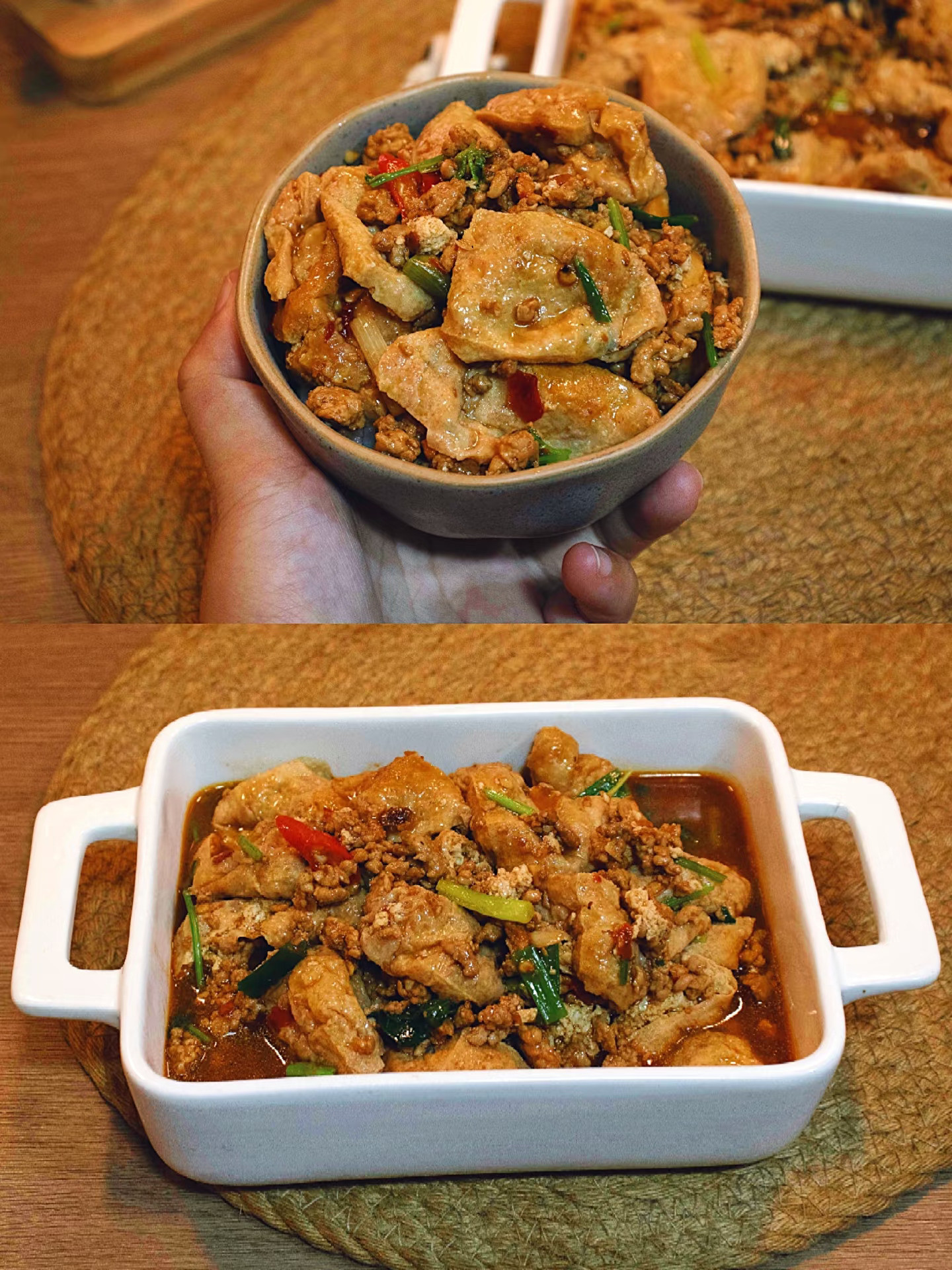 太喜欢吃这样的肉沫豆泡了！真的非常下饭~