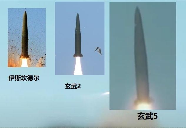 韩国玄武-5弹道导弹的发射画面，采用冷发射，侧抛大底，弹体气动外形仍然是沿用伊斯