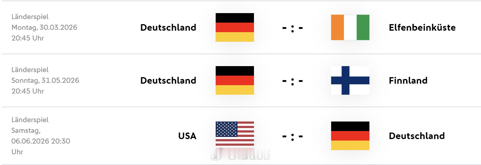 德国足协官宣，德国国家队将于明年6月6日在芝加哥军人球场和美国国家队进行一场友谊