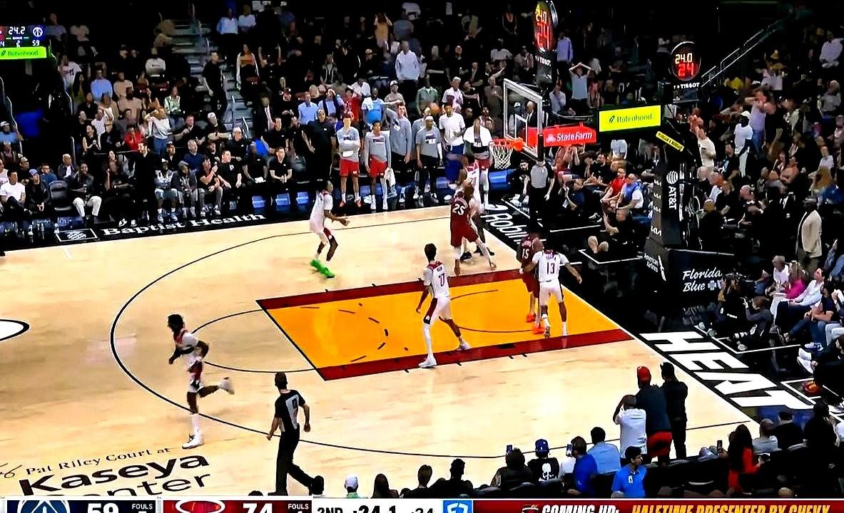 科比的81分神迹，就这么被一个场均不到20分的中锋给破了。热火中锋阿德巴约，