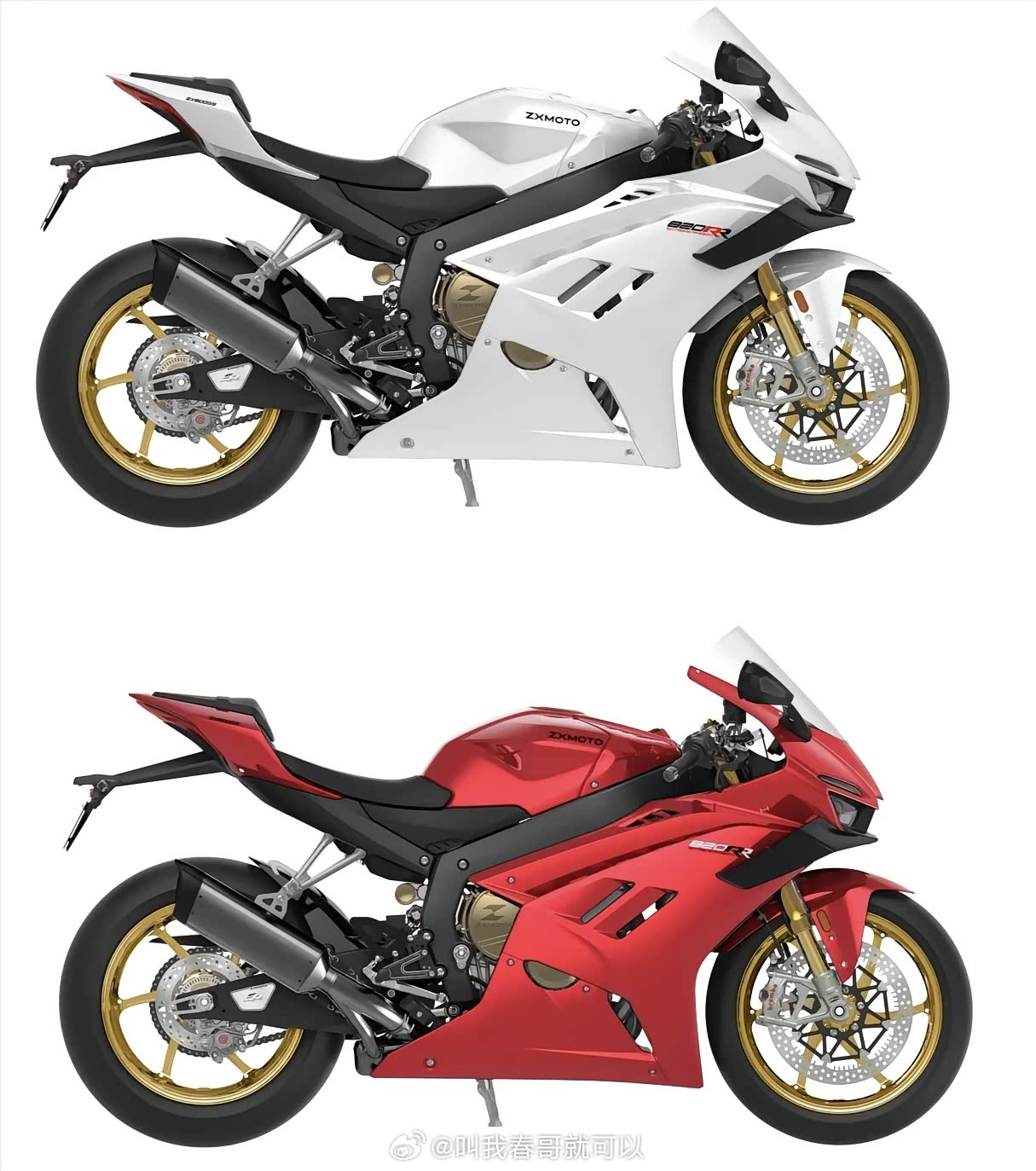 这两天满屏都是张雪机车，它在欧洲两连冠的是820RR，有两个版本，普通版4380