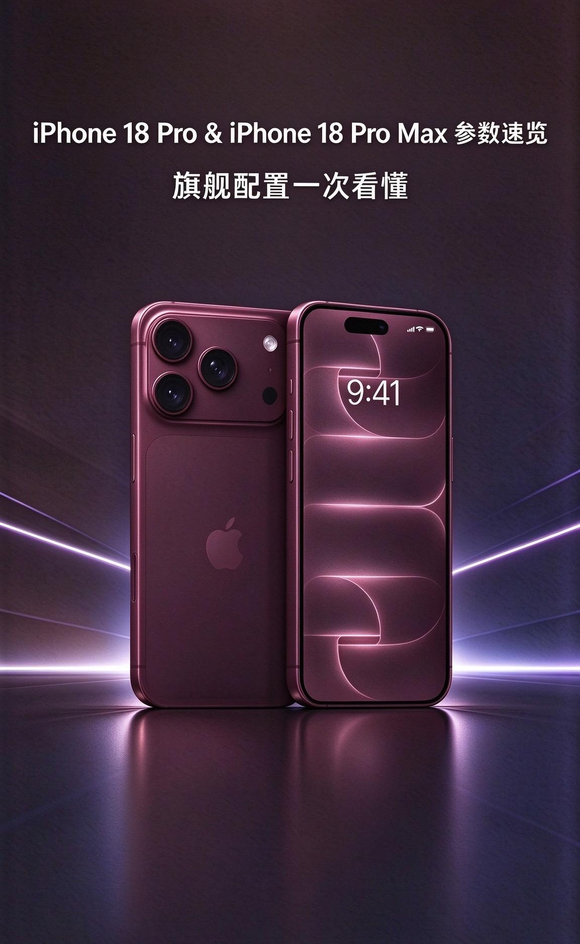 揭秘iPhone18：其实Pro和ProMax各有牺牲。选手感就要牺牲大屏，选