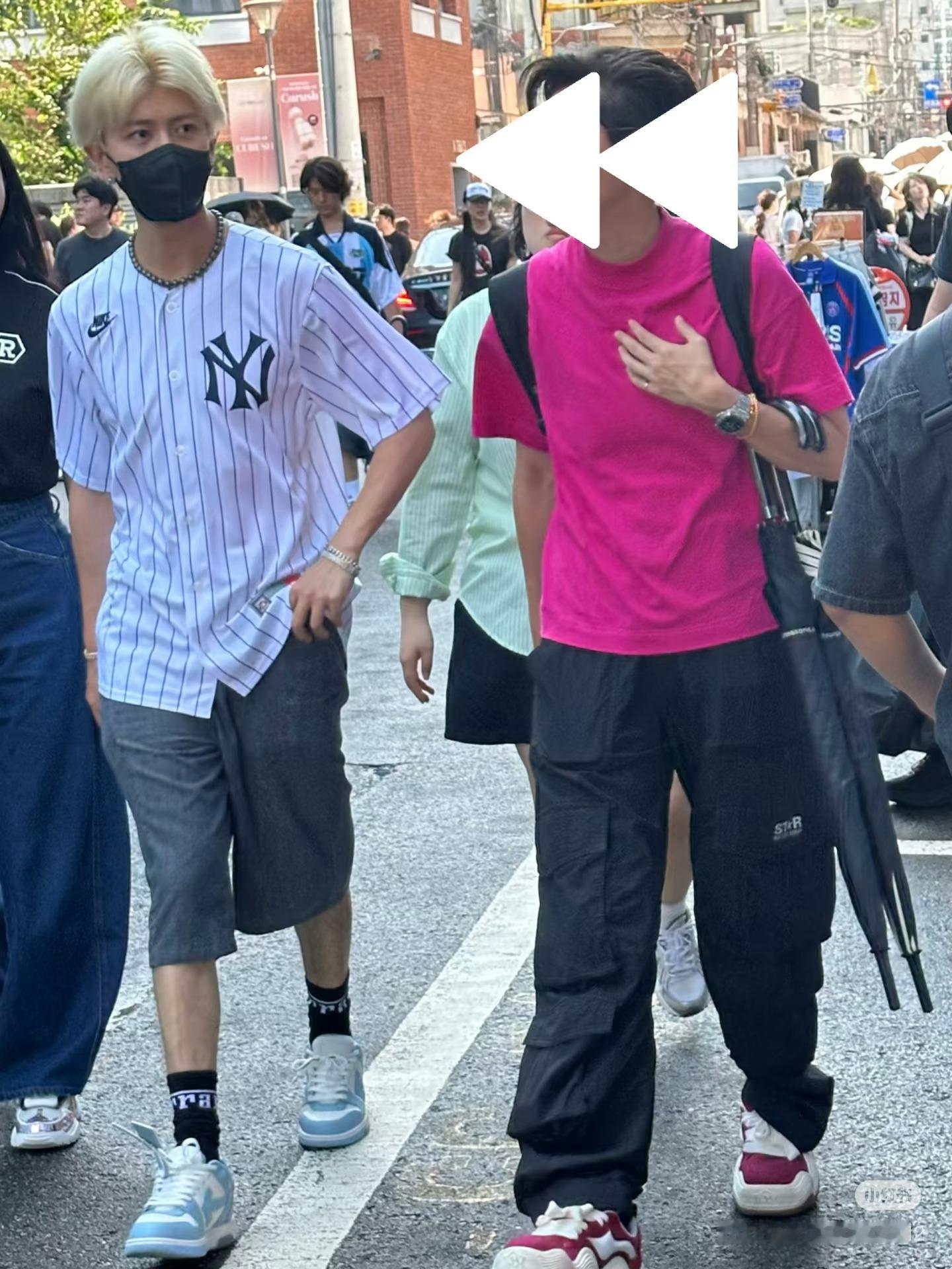 路人🇰🇷街头偶遇任嘉伦​​​