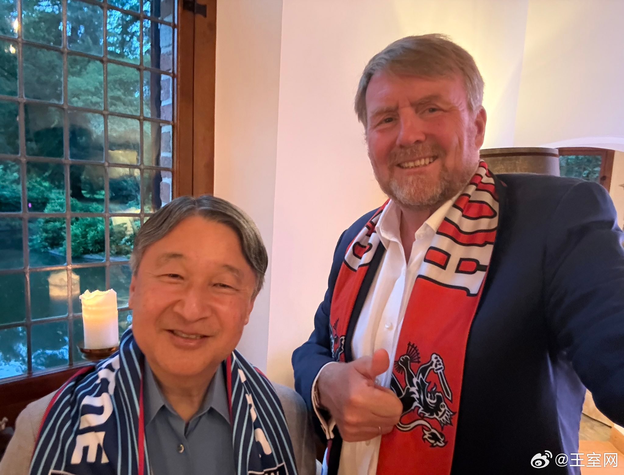 荷兰王室日本皇室🇳🇱6月14日，威廉-亚历山大国王和马克西玛王后在德仁天皇