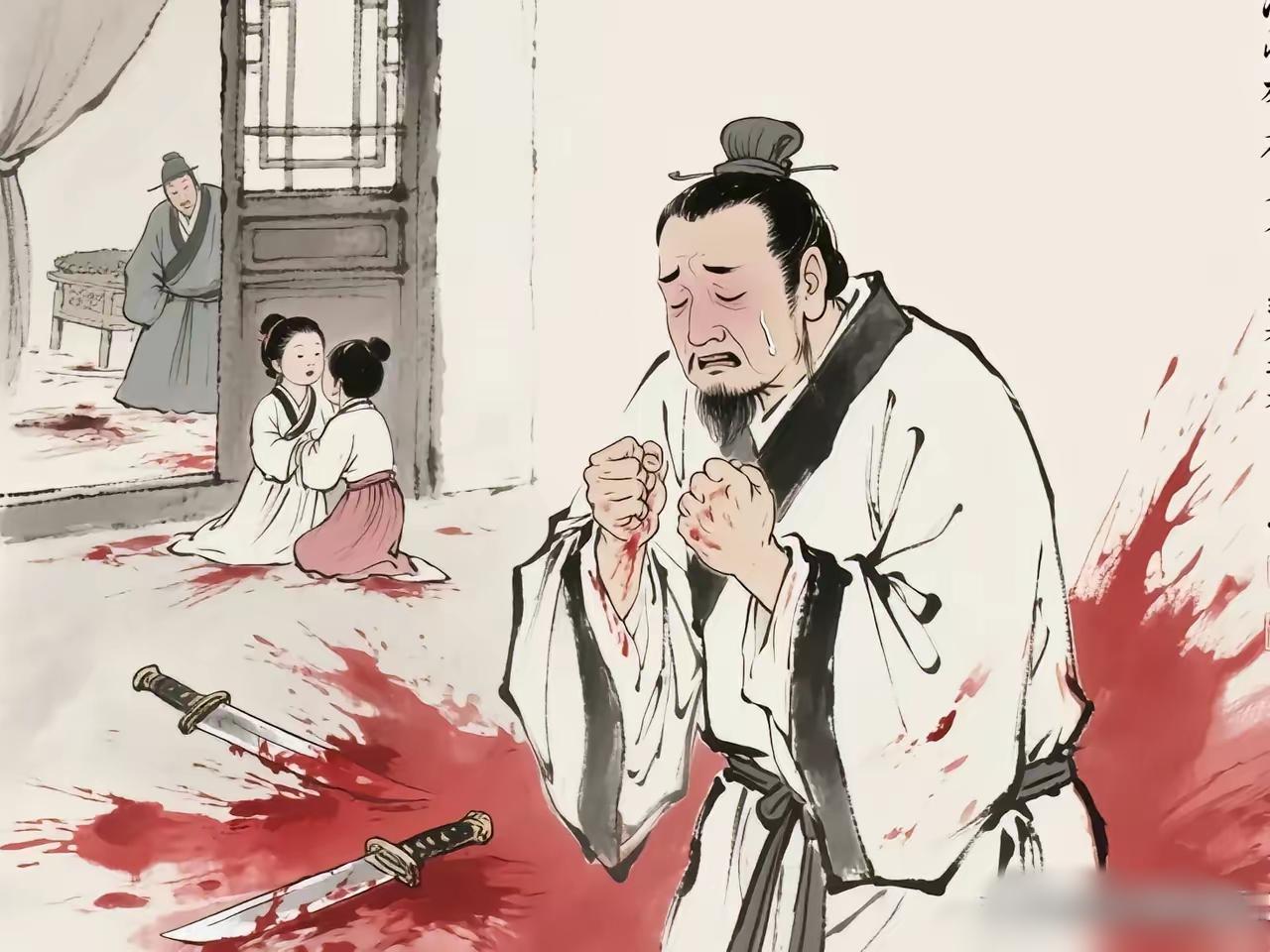 1276年，知府李芾让心腹沈忠将他全家都灌醉，含着眼泪说：“杀我全家，再杀我！”