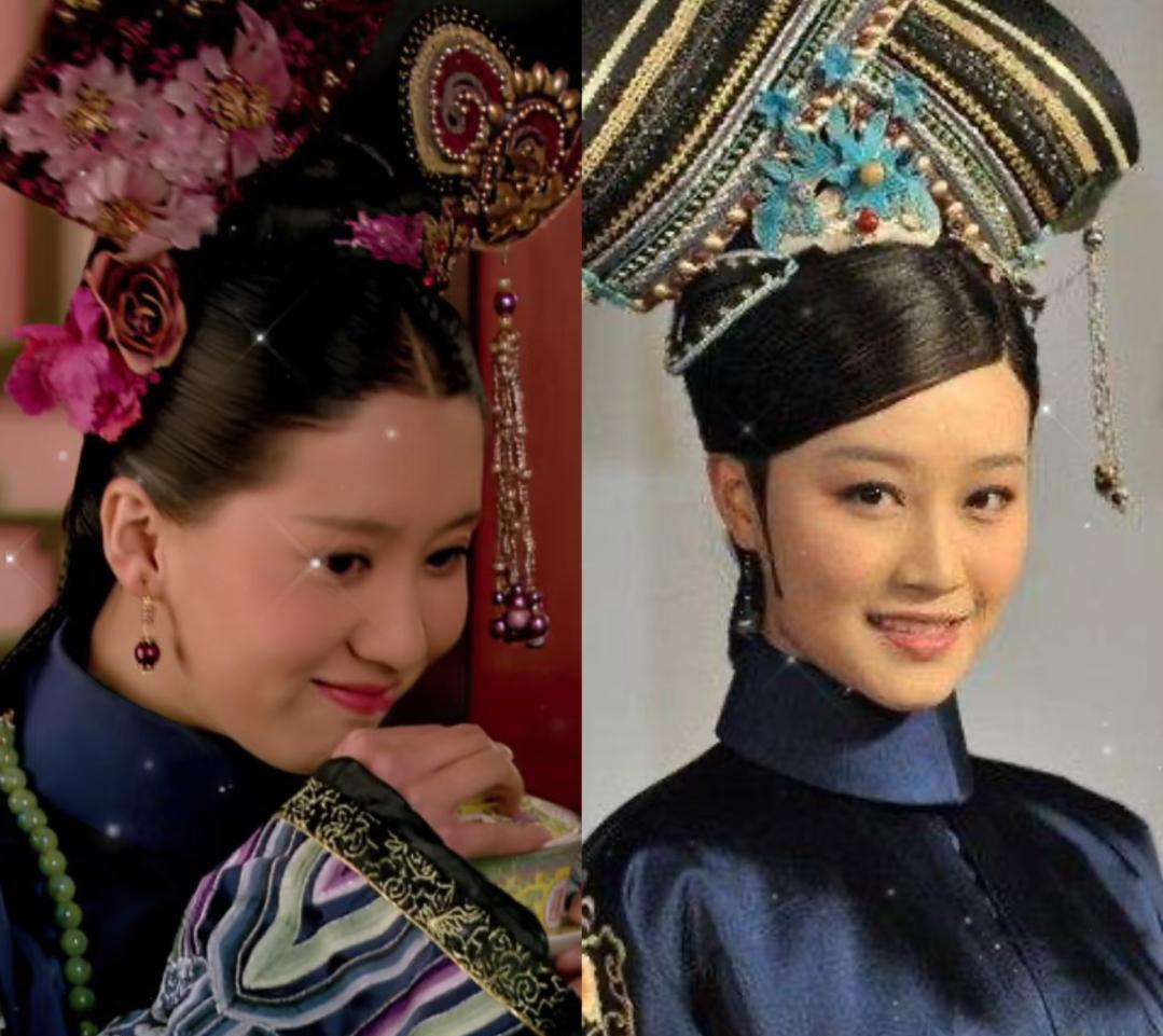 网友提问#甄嬛传#同是果郡王侧福晋，孟静娴与浣碧（玉隐）的官服造型为何差异显著