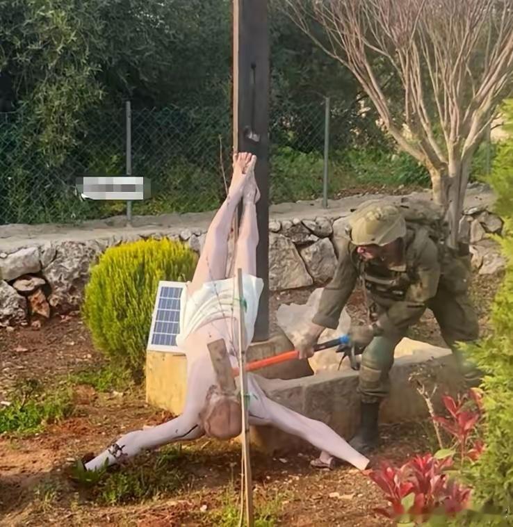内塔尼亚胡也怕了，赶紧发文澄清。以色列士兵在黎巴嫩砸毁耶稣雕像，引发众怒！不是世
