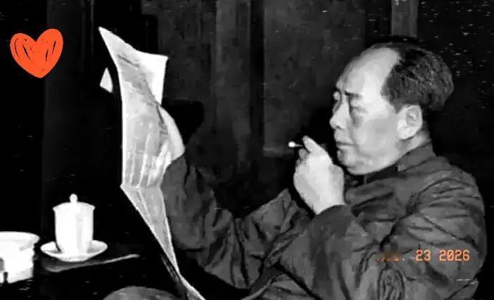 1969年的一次会议上，毛主席看了正在抽雪茄的李先念很久后，说道：“先念啊，你抽