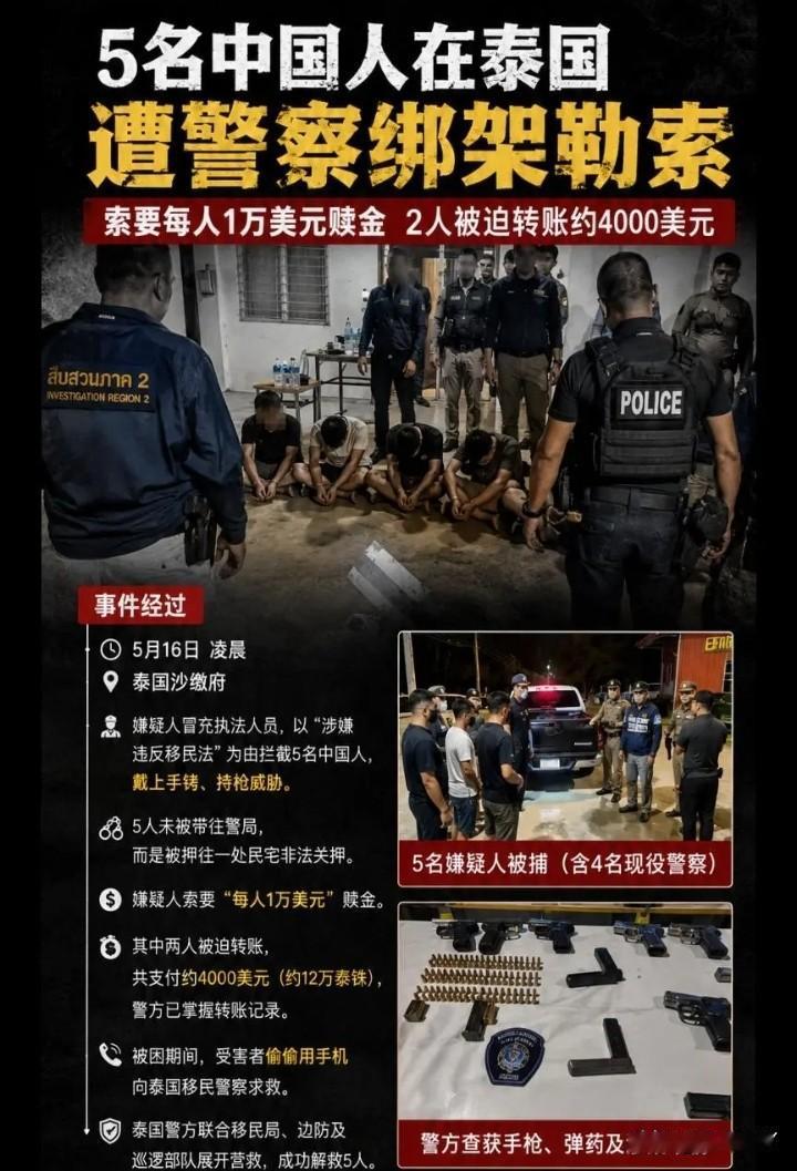终于是忍不住了，这些泰国警察之所以冒着失业风险，绑架中国朋友。很大的一个原因是