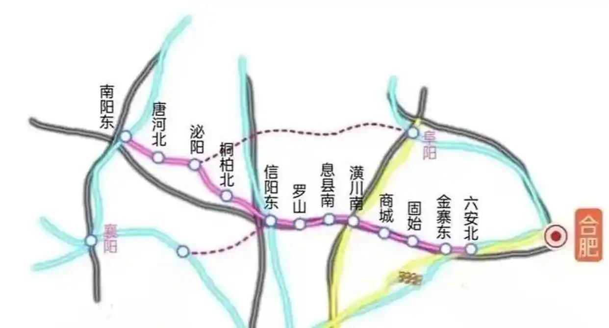 近日，安徽高铁规划又传来好消息，南信合高铁通过可研报告审批。目前，安徽已建成运行