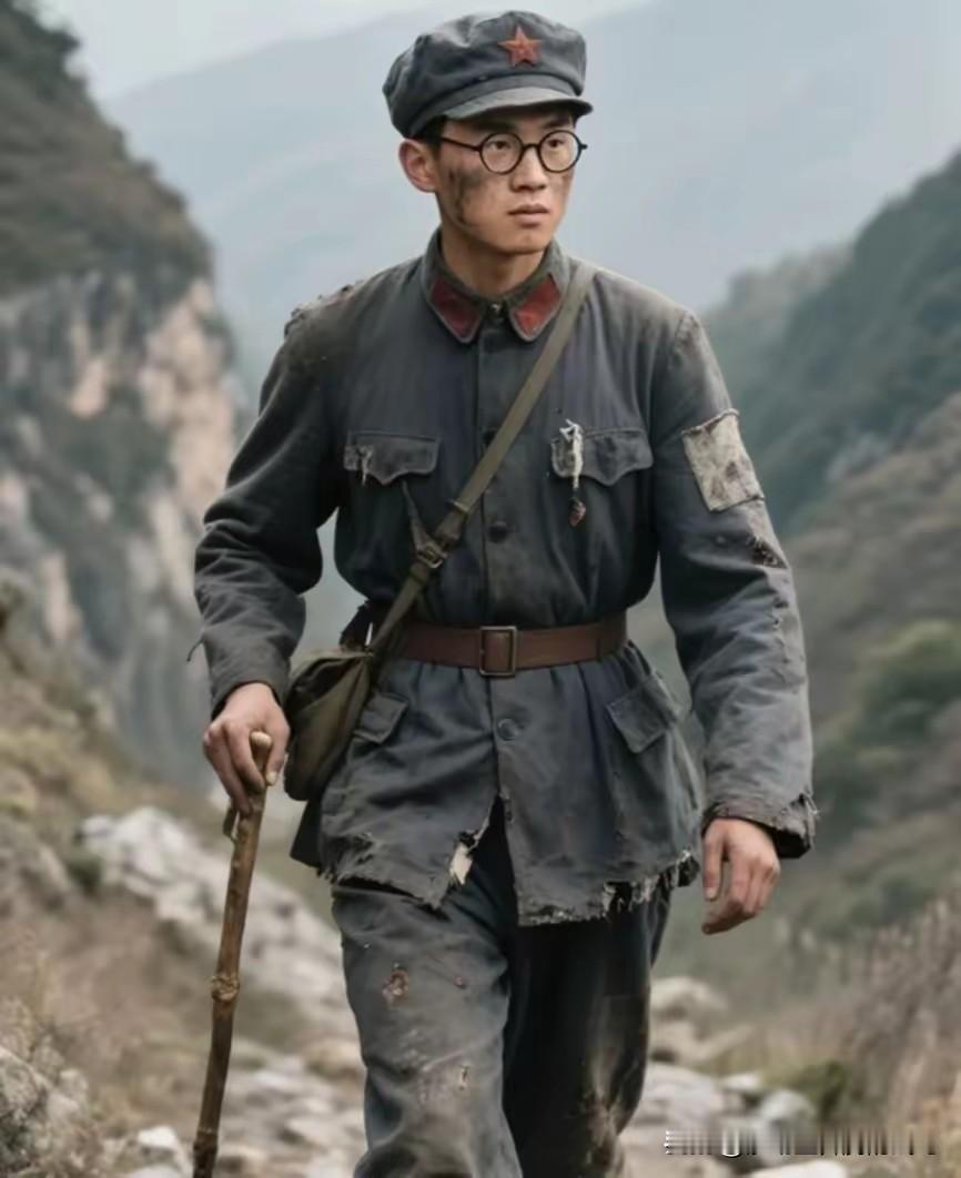 1937年，西路军侦查部长欧阳毅回延安途中靠写字混口饭吃。这天，一敌兵猛地夺下他