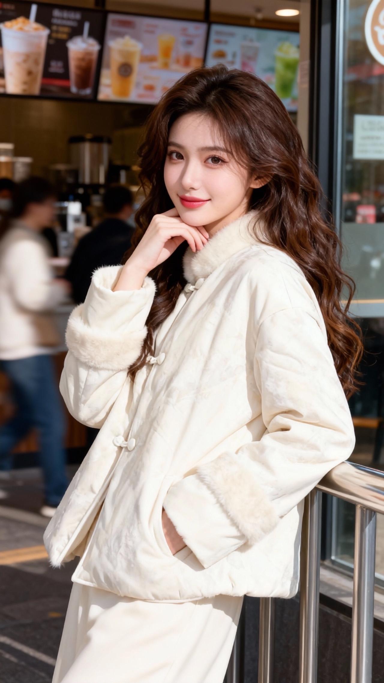 太好看的新中式了吧冬季搭配小香风新年穿搭韩式穿搭