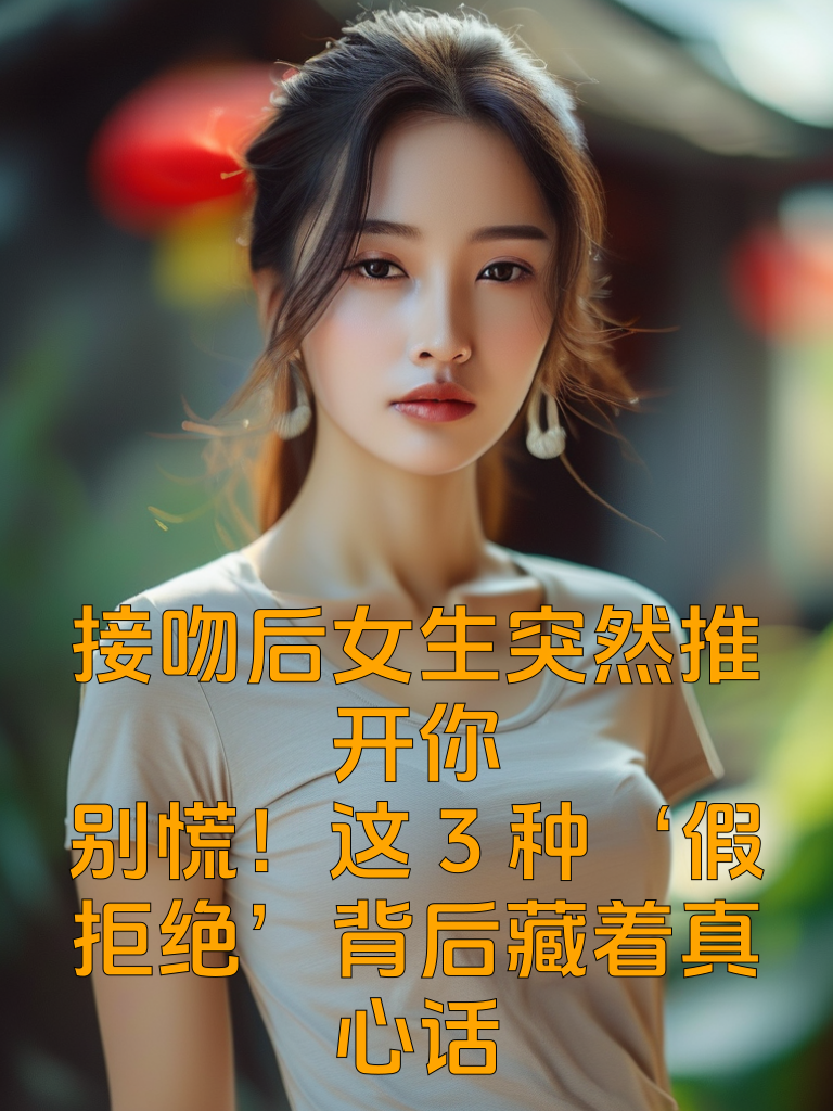 接吻后女生突然推开你？别慌！这3种‘假拒绝’背后藏着真心话