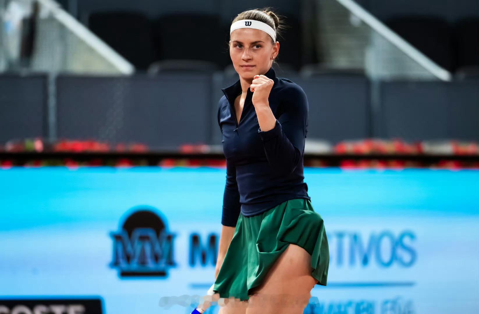 幸运落败者波塔波娃胜利终结🥶WTA1000马德里站半决赛，26号种子科斯秋克以