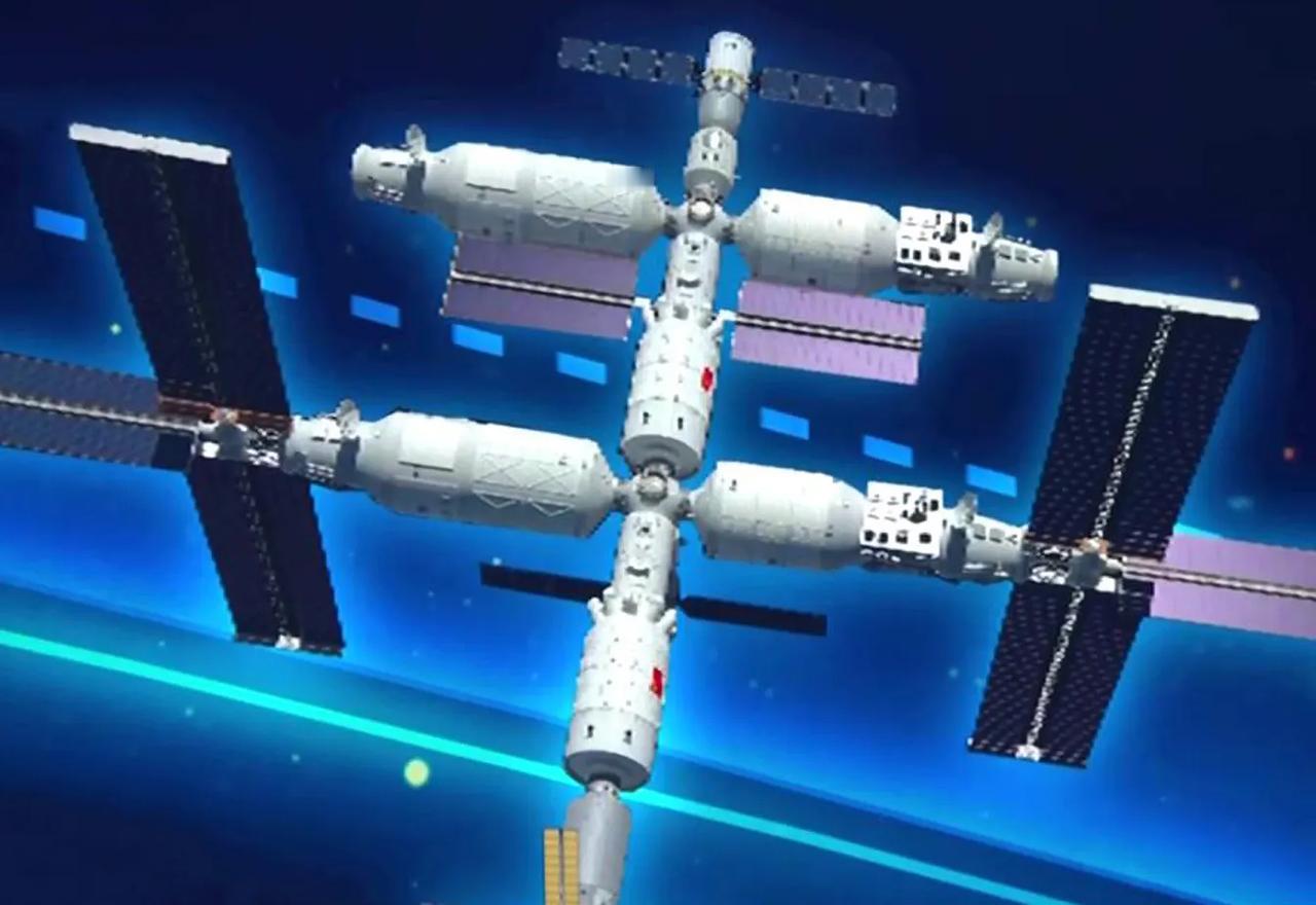中国空间站将“二次扩容”，先装一个比天和核心舱还大的新舱段。中国空间站已经用了